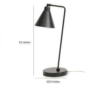 Lámpara minimalista negra mate Mezcla perfecta de forma y función para su hogar Lámpara de pie contemporánea - Product Image 4