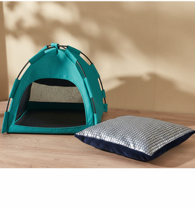 Tente rectangulaire pour chien et chat - Toile en velours imperméable, pliable, montage facile, lavage, enclos de camping portable pour animaux de compagnie - Product Image 5