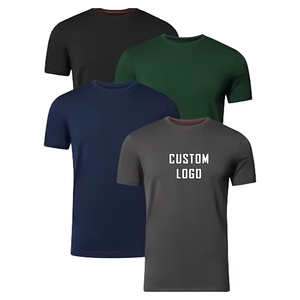 T-shirt décontracté à col ras du cou pour homme, 180g, séchage rapide, tricoté, uni, anti-boulochage, coupe ajustée - Product Image 6