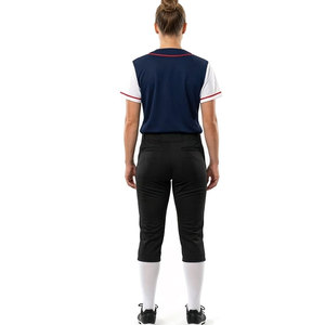 Uniforme Deportivo de Softbol para Mujer, Transpirable, Ligero, de Alta Calidad, de Secado Rápido, Pantalones de Jersey de Tela Suave para Entrenamiento en Equipo - Product Image 4