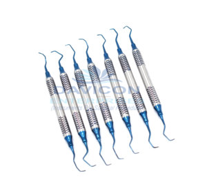 Juego de Curetas Dentales Gracey Profesionales de Acero Inoxidable de Alta Calidad, Modelo DAVICON DE-018 |   Juego de 7 Piezas de Doble Punta - Product Image 5