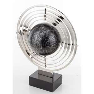 Office <b>Desk</b> Table Decor Decorative Armilary Globe Model With Base Accent Metal Crafts For Decoration Accessories - Product Image 3