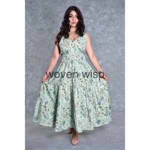 Maxi vestido elegante de algodón para mujer, vestido de fiesta de noche formal e informal, ropa de noche tejida para mujer - Product Image 4