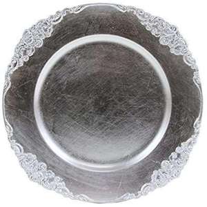 Assiette de chargeur dorée plaquée la plus précieuse avec des assiettes de chargeur en métal de haute durabilité retiennent la vaisselle chaude de nourriture sous l'assiette - Product Image 3