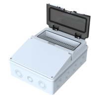 Boîte de distribution en plastique ABS Yavuz Pano Aydinlatma 230x290x125 mm Blanc IP44 Capacité 9 MCB 0,81 kg 5 pièces Modèle POLI 030