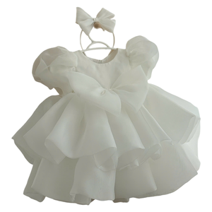 ชุดเดรสหลายชั้นสำหรับสาวๆชุดเดรสแบบหลายชั้นลาย3D คล้องคอตาข่ายลำลองมีหลายชั้นรองรับสำหรับโอกาสพิเศษ - Product Image 1