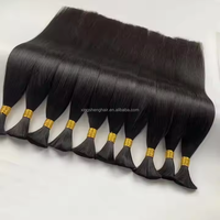 Vente en gros de mèches de cheveux humains naturels sans couture, 100% d'origine humaine, fournisseur à grande échelle pour les perruques, les extensions et les tresses