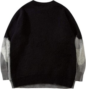 Suéteres de hombre Jacquard de diseñador de prendas de punto personalizadas Top de manga larga Jersey de cuello redondo de invierno Suéteres de punto de algodón para hombre Jersey - Product Image 4