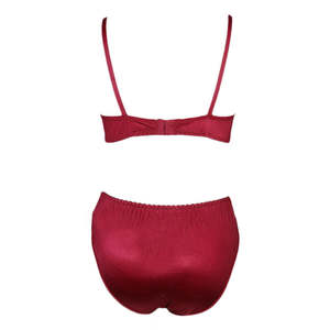 Ensemble soutien-gorge et culotte pour femme - Bordeaux - Product Image 2