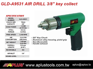 Aplus GLD-A9531เจาะปืนพก3100รอบต่อนาที0.9แรงม้าประเภทเกียร์ - Product Image 2