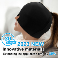 Bandeau réutilisable en gel pour la tête |   Chapeau réglable pour soulager les migraines et les maux de tête