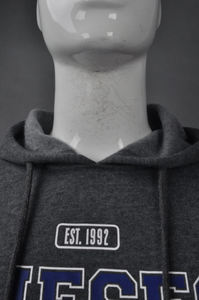 2025 nouveau 100% coton Logo personnalisé blanc goutte épaule surdimensionné pull lourd français éponge à capuche pour hommes sweat - Product Image 5