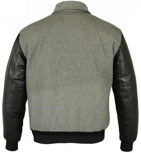 แจ็คเก็ตเบสบอลแบบใหม่ปี 2026 ขายส่ง แจ็คเก็ตเบสบอลลำลอง ออกแบบโลโก้ได้ตามต้องการ เสื้อโค้ทเบสบอล ผ้าฝ้าย แจ็คเก็ตวาร์ซิตี้สำหรับทุกเพศ - Product Image 2