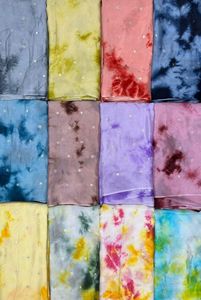 Tissus de chinnnon en Viscose pure travail de miroir motifs à carreaux brodés respirants et teintables pour vêtements de travail de mariage et robes de filles - Product Image 6