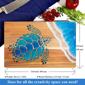 Vente chaude Rectangle Résine Fromage Planche À La Mode Nouvelle Arrivée avec Un Design Élégant Élégant Durable pour Servir Dans La Cuisine - Product Image 4