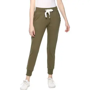 OEM Custom Design Logo High Waisted Drawstring Split Hem Mulheres Baggy Sweatpants Malha Calças Perna Larga Calças Calças