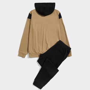 Conjunto Deportivo de 2 Piezas para Hombre, Personalizado, Muy Demandado en 2025, Transpirable, de Felpa, 100% Algodón, 500GSM, Talla Grande, Invierno, Estilo Urbano, Color Sólido - Product Image 6