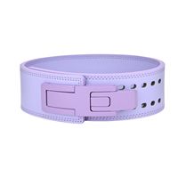 Ceinture de musculation à levier en cuir respirant de haute qualité, personnalisable, robuste, pour protection professionnelle en salle de sport et levée de poids