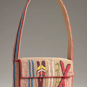 Sac à broderie artisanale avec ceinture décorative - Product Image 1