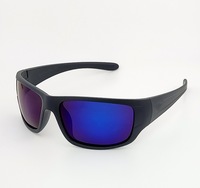 Lunettes de soleil de sport Fishing Wrap unisexes, monture intégrale en PC, verres polarisés TAC, coloris personnalisables Tortoise et Noir MT