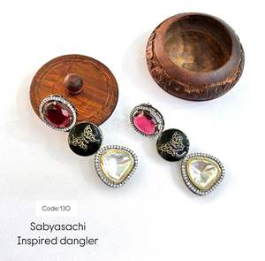 Venta al por mayor de lujo Kundan Pearl Jhumkas con chapado en oro pendientes llamativos para novias y moda festiva - Product Image 6