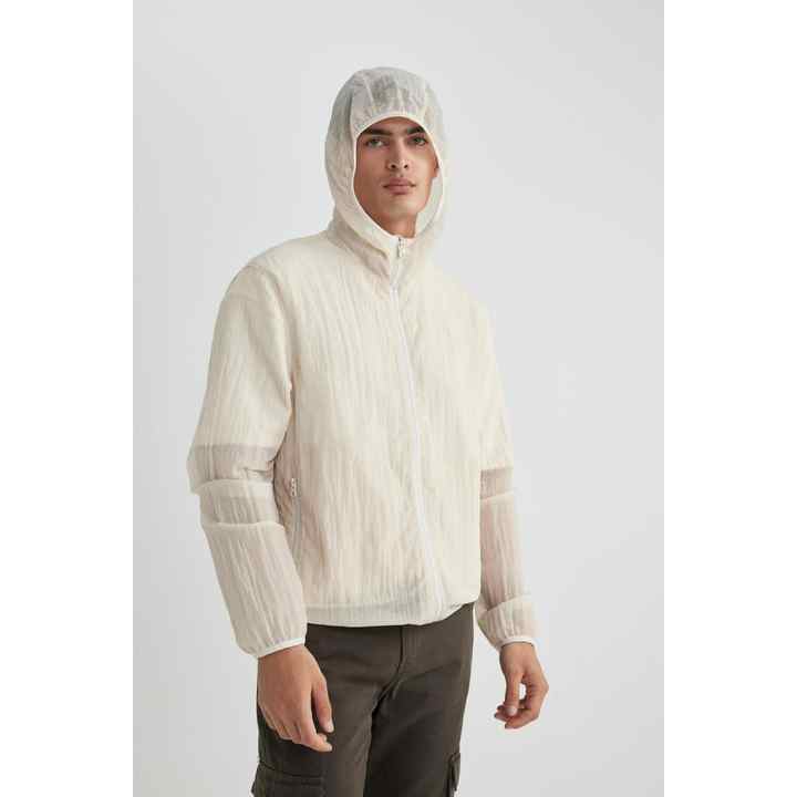 Regular Fit Hooded Raincoat B5588AX24SP