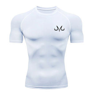 Camisetas de Gimnasio Sublimadas Anti-UV de Alta Calidad, Diseño Personalizado al por Mayor, Rashguard de Moda, Ajuste Delgado, Transpirable y de Secado Rápido - Product Image 5