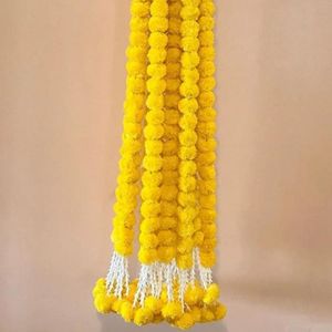 ของตกแต่งงานแต่งงานแบบอินเดียสายดอกไม้ประดิษฐ์สำหรับตกแต่งบ้านงานปาร์ตี้เทศกาลและงานประเพณี - Product Image 3