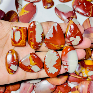 อัญมณีธรรมชาติเกรด AAA เกรด Noreena Jasper Cabochon อัญมณีหลวมสำหรับทำมือ - Product Image 1