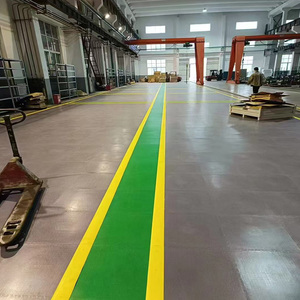 Dalles de sol en PVC à prix d'usine, tapis de sol en vinyle plastique pour garages/ateliers/entrepôts/salles de sport/salles d'exposition à usage intensif - Product Image 3