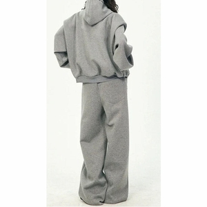 Chándal Conjunto de dos piezas Logotipo personalizado Chándal Ropa de calle Jersey Pantalones de chándal Lana Tech Fleece Sudadera - Product Image 2