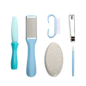 Kit Profesional de Manicura y Pedicura de 6 Piezas, Cortaúñas, Piedra Pómez, Juego de Cepillos - Product Image 5