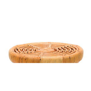 Banc en rotin durable de qualité supérieure, siège polyvalent et élégant pour la maison, le salon, la chambre ou l'hôtel, design contemporain - Product Image 2