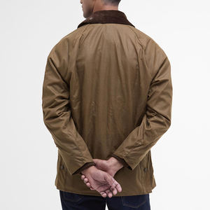 Veste de travail pour homme en toile cirée avec logo personnalisé, imperméable et coupe-vent - Product Image 2