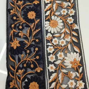 ลูกไม้ปักโพลีเอสเตอร์คุณภาพสูงสำหรับงานตัดเย็บและงานหัตถกรรม - Product Image 1