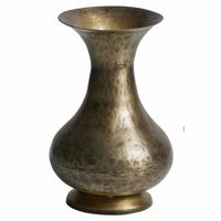 Vase en verre mosaïque bronze antique de luxe, fait main, texturé, pot à fleurs doré, centre de table moderne, décoration de mariage et de maison