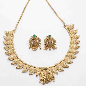 Venta al por mayor tradicional 14K 18K 24K chapado en oro cadena de eslabones de latón conjunto de joyas de moda collares rellenos de oro religioso ortodoxo - Product Image 3