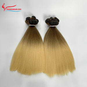 HOT <b>COLOR</b> Top High Quality Vietnamese Weft Human <b>Hair</b> Extensions Blonde <b>Color</b> Raw - Product Image 1