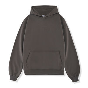 Nouveau sweat à capuche unisexe pour hommes avec une couleur à séchage rapide pure et solide épaissir un design surdimensionné - Product Image 3