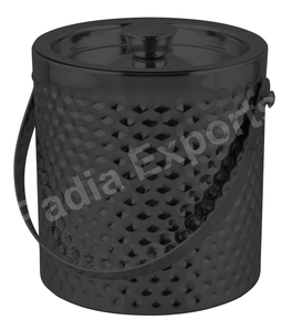 ถังใส่น้ำแข็งสำหรับตกแต่งบ้านและงานปาร์ตี้ทรงถังสีทองครึ่ง hm - Product Image 1