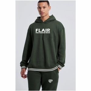 Pull à capuche surdimensionné en coton 100% de qualité supérieure pour hommes avec broderie 3D de haute qualité Grandes tailles - Product Image 4