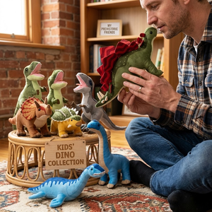 Aika - Vente flash - Jouet en peluche mignon <span class=keywords><strong>de</strong></span> dinosaure T-Rex Triceratops avec rembourrage en coton PP pour cadeaux d'anniversaire - Product Image 1