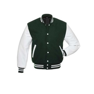 Custom Varsity <b>Jacket</b> With <b>Leather</b> Sleeves Varsity Baseball <b>Jacket</b> Plain Blank Varsity Letterman <b>Jackets</b> - Product Image 4