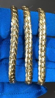 Cadena Cubana Antigua Chapada en Oro Amarillo de 14K, Collar Hip Hop para Hombre con Moissanita Certificada GRA, Caja de Joyería para Boda o Fiesta
