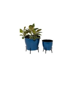 NEW METAL POT <b>PLANTERS</b> FOR <b>GARDEN</b> DECORATION METAL <b>PLANTERS</b> IN WHOLESALE PRICE GALVANIZED POT GALVANIZED POT - Product Image 1