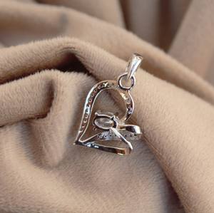 Luxueux D Couleur VVS1 Moissanite Coeur Forme Solitaire Pendentif Classique Ovale Coupe Pierre Bijoux Charme - Product Image 4