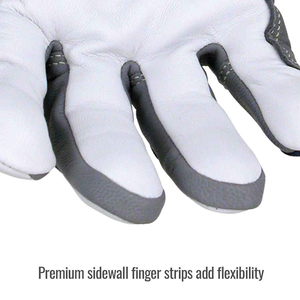 Gants de soudage en cuir de protection à manchette longue, gants de travail résistants au feu et de sécurité fabriqués au Pakistan - Product Image 3