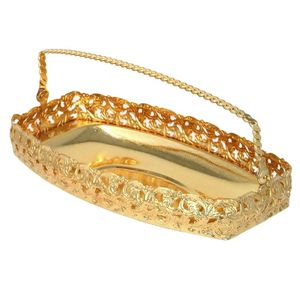 Bandeja de Ramadán de metal rústico con toque tradicional hecho a mano que agrega calidez a las reuniones familiares religiosas y festivas - Product Image 3