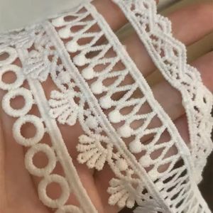 Tela de lujo de alta calidad de lujo Gpo de nailon largo para encaje suizo hermosa malla de poliéster adorno de Coral para bordado nupcial encaje Cha - Product Image 2