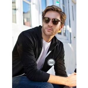 Sweat à capuche léger Bella Canvas Triblend à fermeture éclair intégrale Bella & Canvas Homme 3739 Sweat à capuche unisexe en polaire poly-coton à fermeture éclair intégrale - Product Image 3